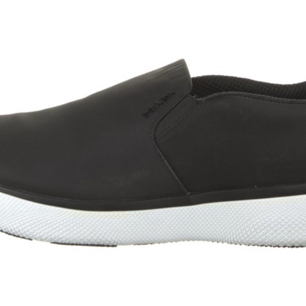 Prada Black Slip-On Shoes